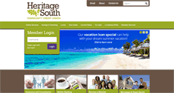 Desktop Screenshot of heritagesouth.org